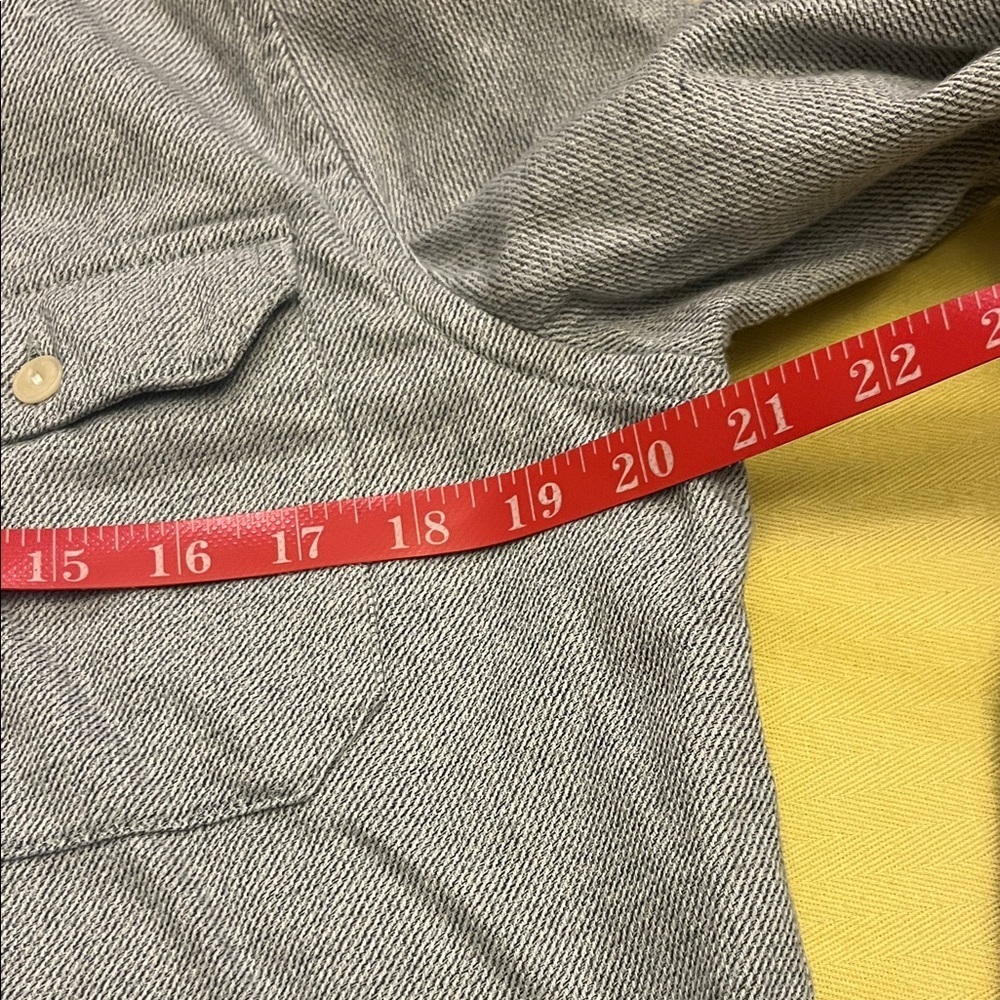 Levi's Gray cotton flannel flap pocket size M. - Picture 8 of 8